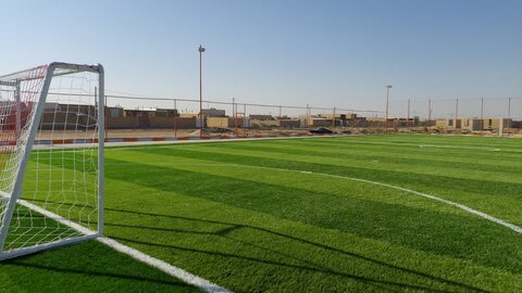 تصویر زمین چمن مصلی شهرستان خوی